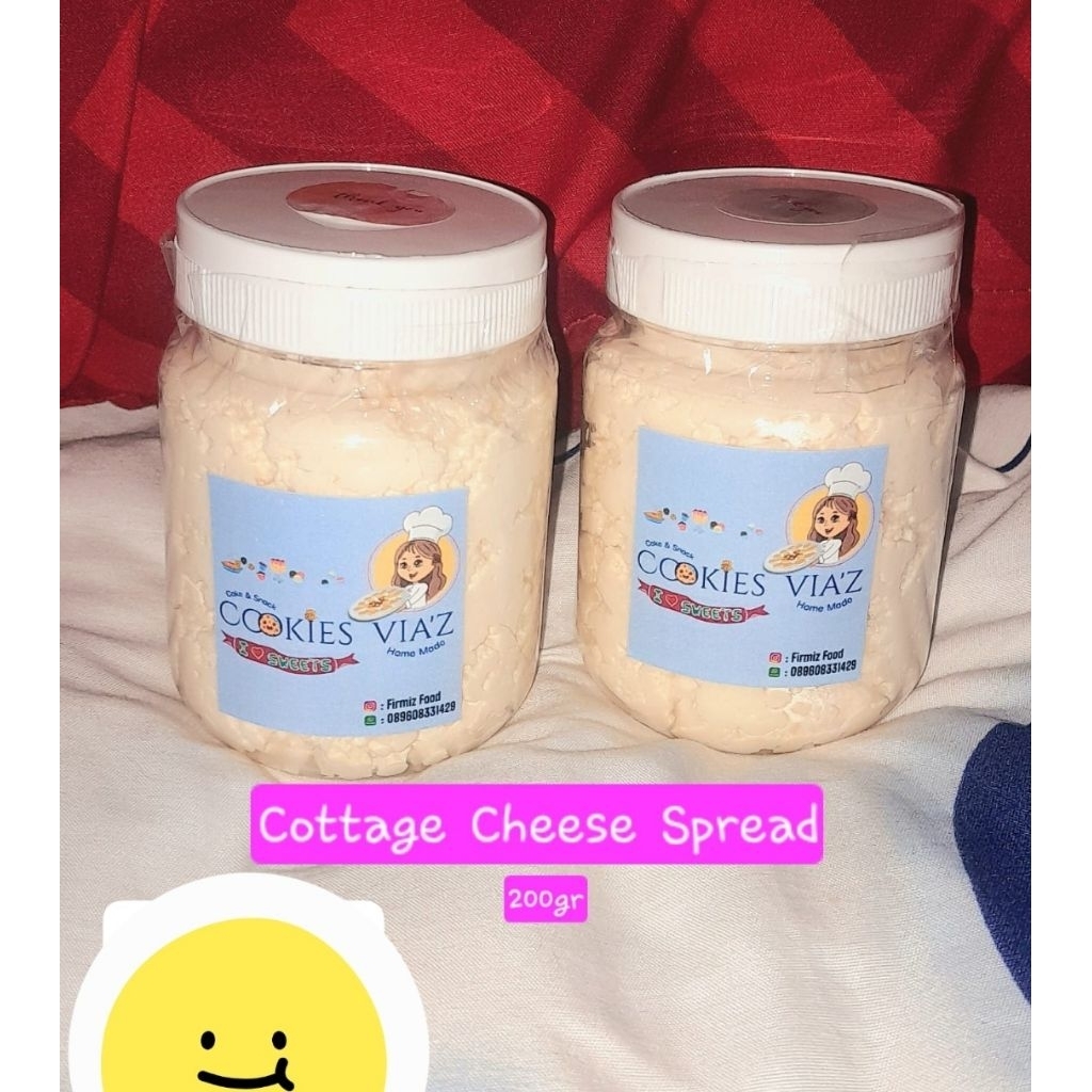 Cottage Cheese , Cottage Cheese Spread , Selai Cottage, Cottage Cheese Spread/Oles/Cream, 200Gram ,H