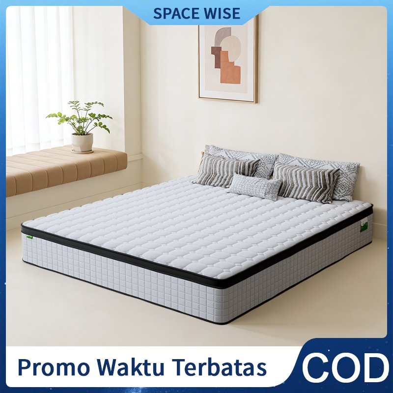 Spring Matras Springbed 180x200cm Mattress Spring Bed Ketebalan 35cm Pegas Pocket Ukuran 90/120/140/
