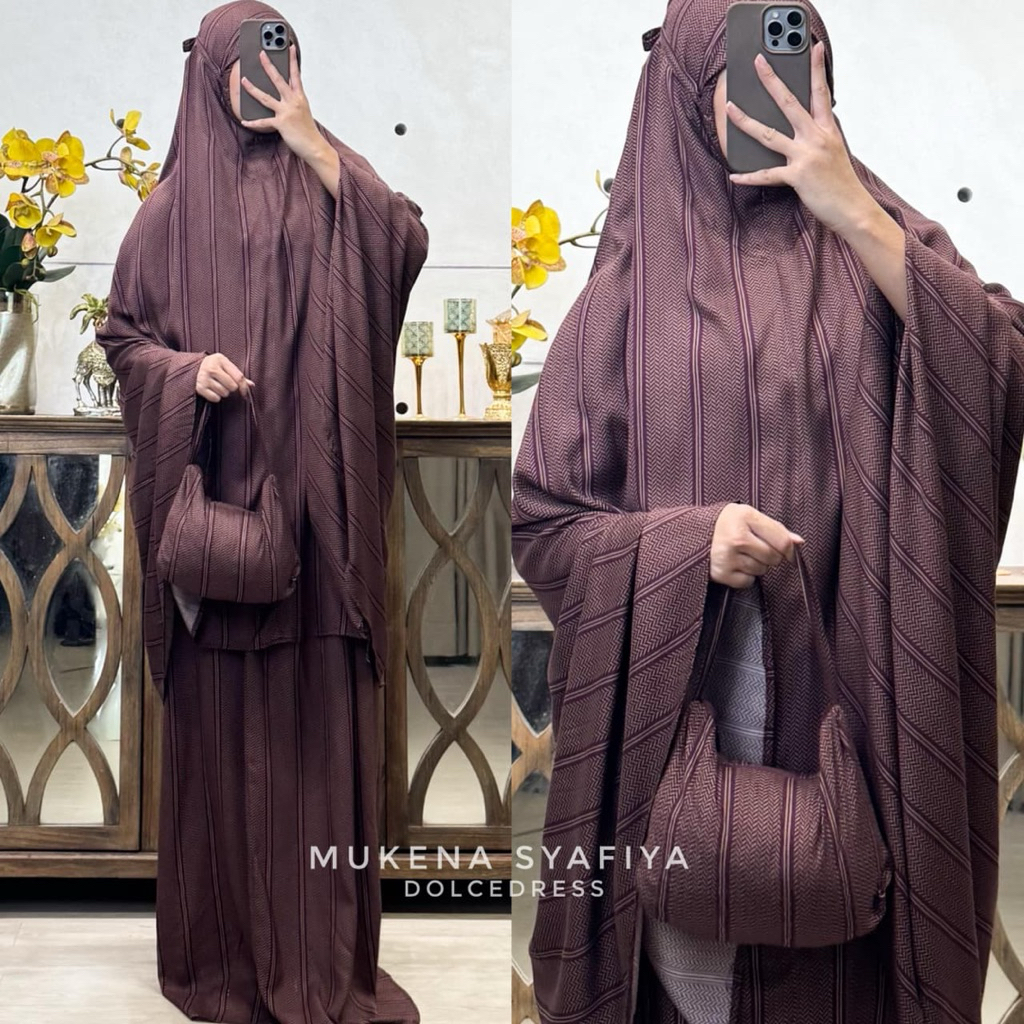 MUKENA SYAFIYA / By DolceDress / Mukena Terbaru / Mukena / Mukena Bahan Rayon / Mukena Untuk Terawih