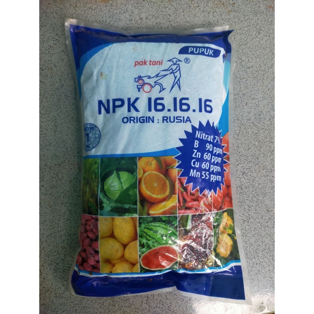 Pupuk NPK pak tani kemasan Pabrik original 1kg