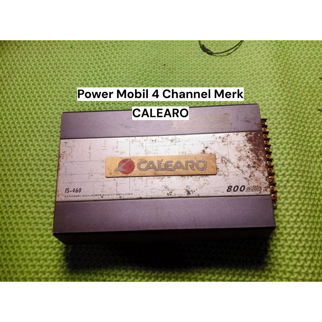 Power Audio Mobil 4 Channel Merk CALEARO | Kondisi Bekas normal