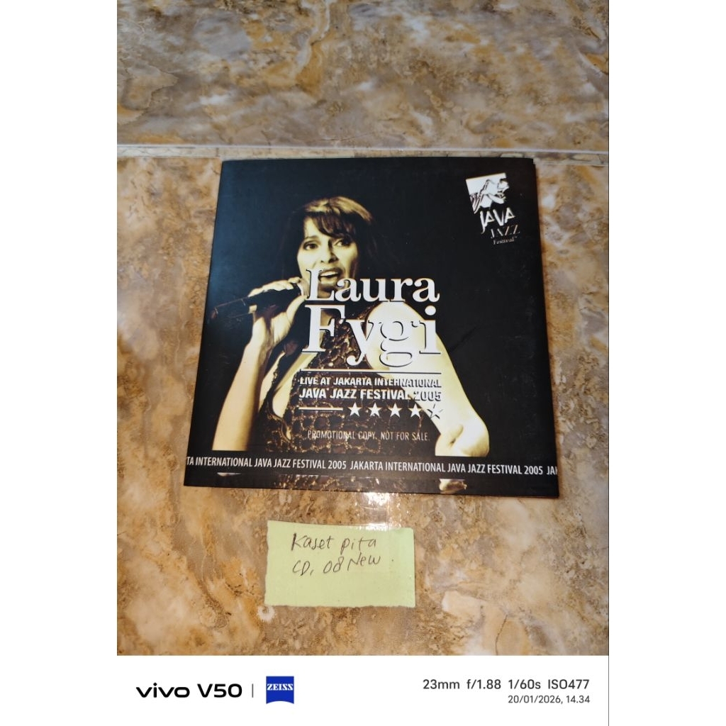 Kaset CD Laura Fygi Live at Jakarta International Java Jazz Festival 2005
