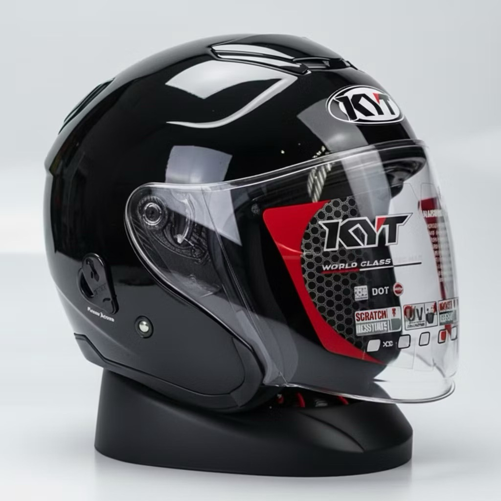 HELM KYT KYOTO ORIGINAL MIRIP ASLI 100% SNI FREE STIKER KYT