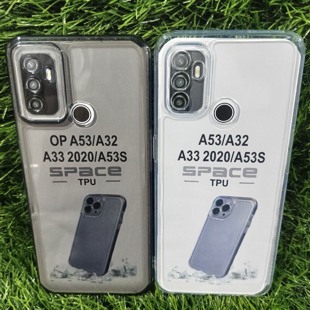 SoftCase Clear Terbaru Oppo A53/A32/A33 2020/A53S Silikon Bening Transparan Space Pelindung Belakang
