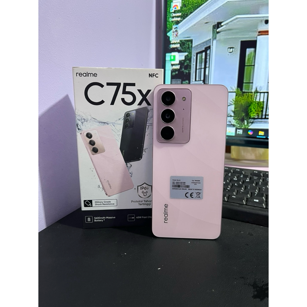 REALME C75x 8/128 SECOND GARANSI RESMI INDONESIA