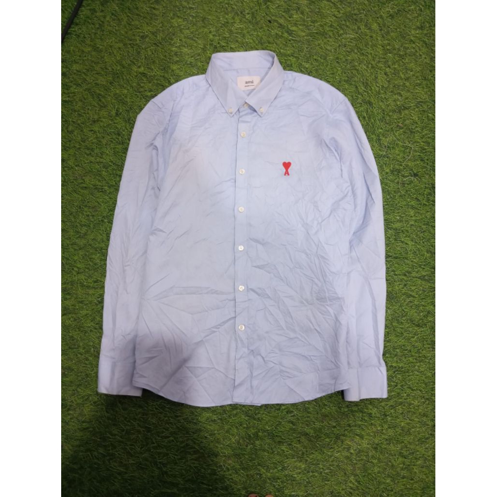 Kemeja Ami Paris Lengan panjang blue sky
