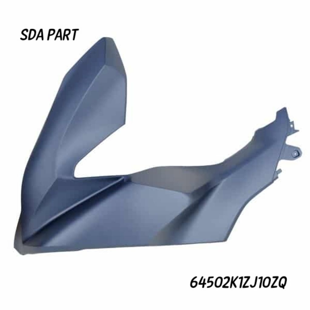 Cover Depan Kiri Biru Doff Honda PCX 160 K1Z