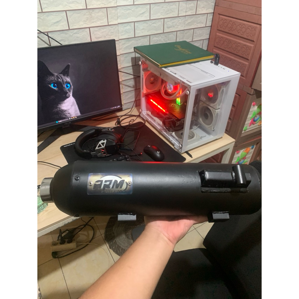 Knalpot ARM Luster Untuk Aerox new / Old Inlet 50