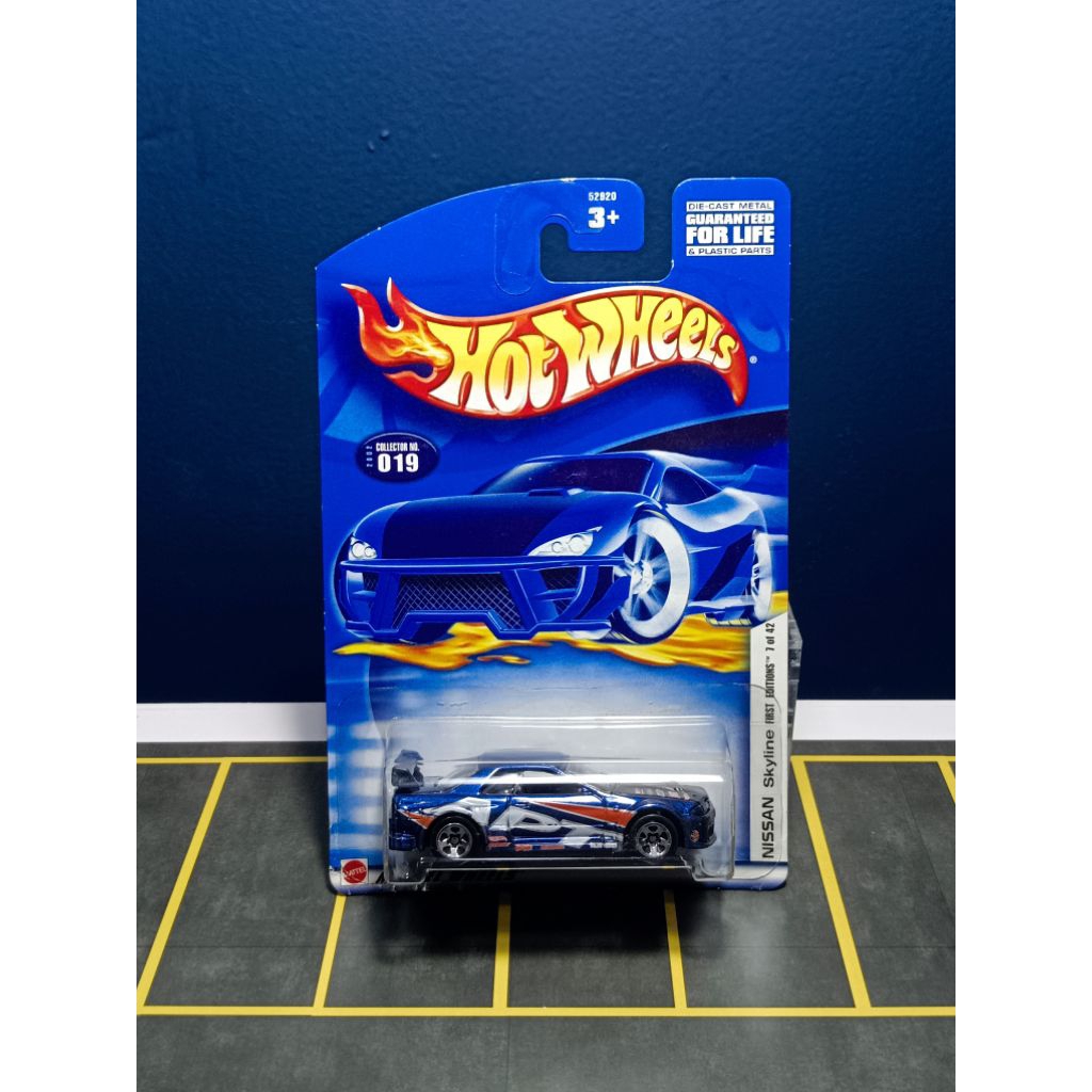 Hotwheels First Edition Nissan Skyline R32 (Free Protector)
