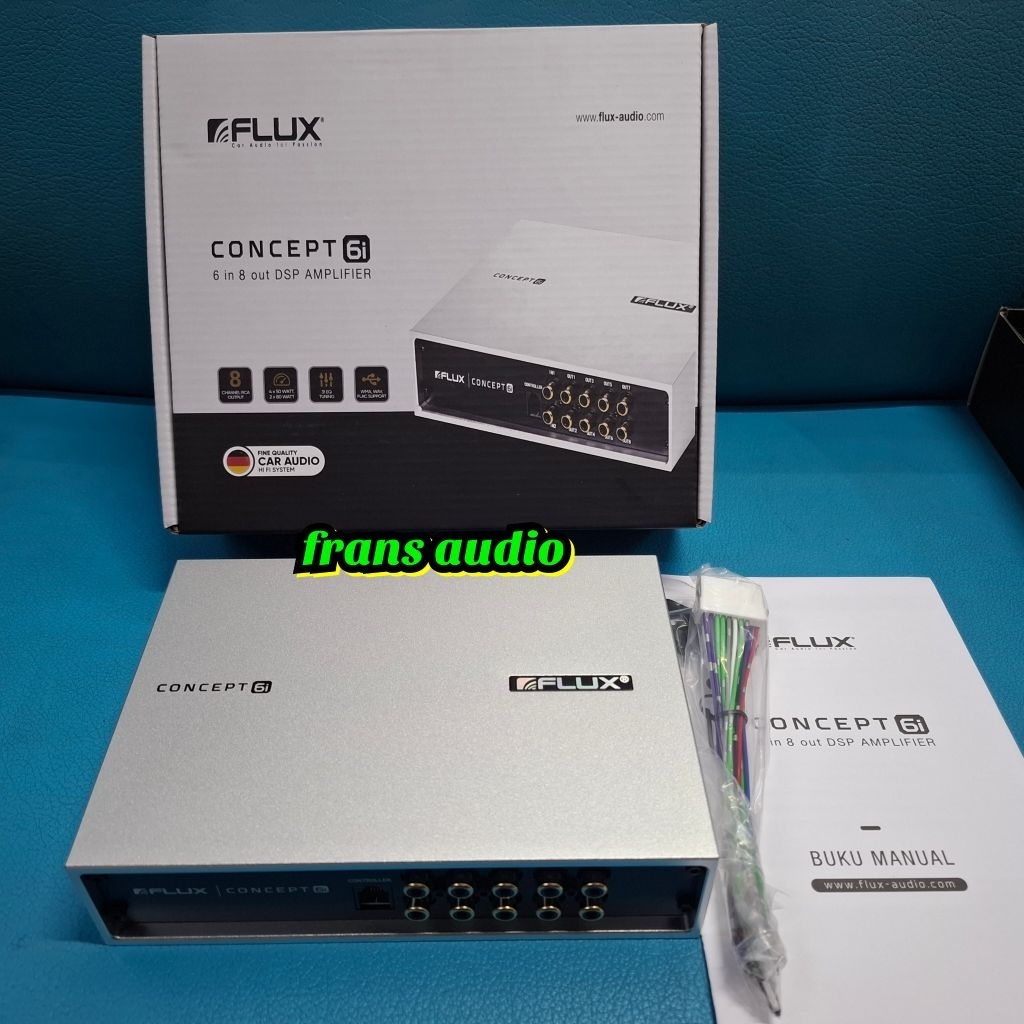 Processor Flux Concept 6i built in power dsp 8ch power 6ch concep 6i