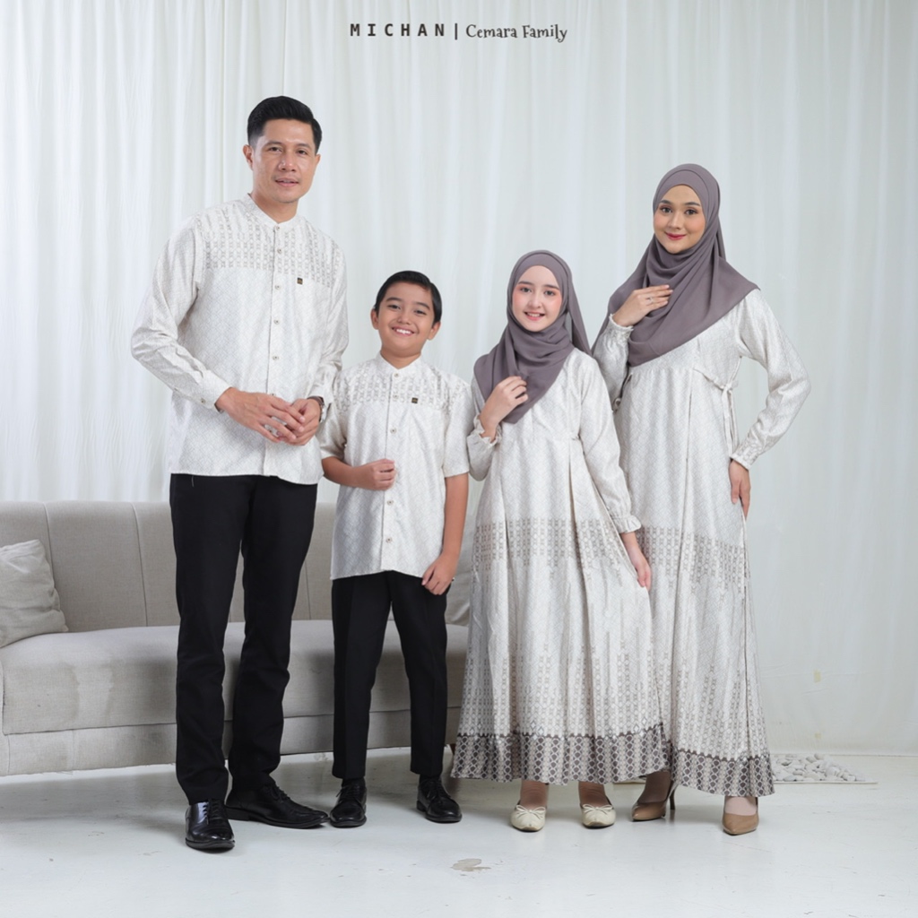 MICHAN SARIMBIT KELUARGA CEMARA IVORY