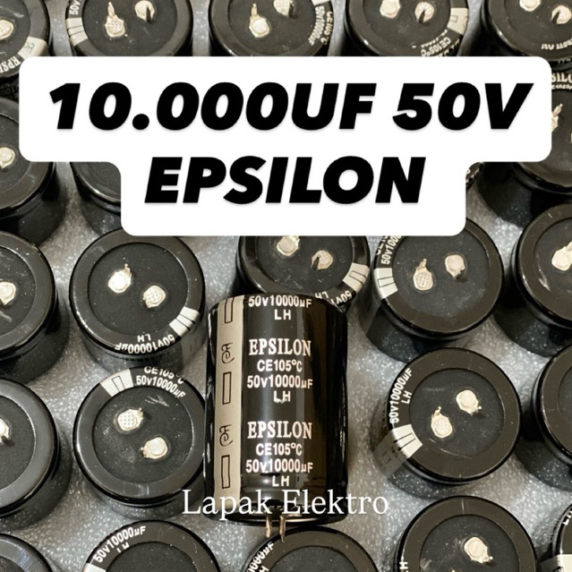 ELCO 10000UF 50V EPSILON KAPASITOR ORIGINAL