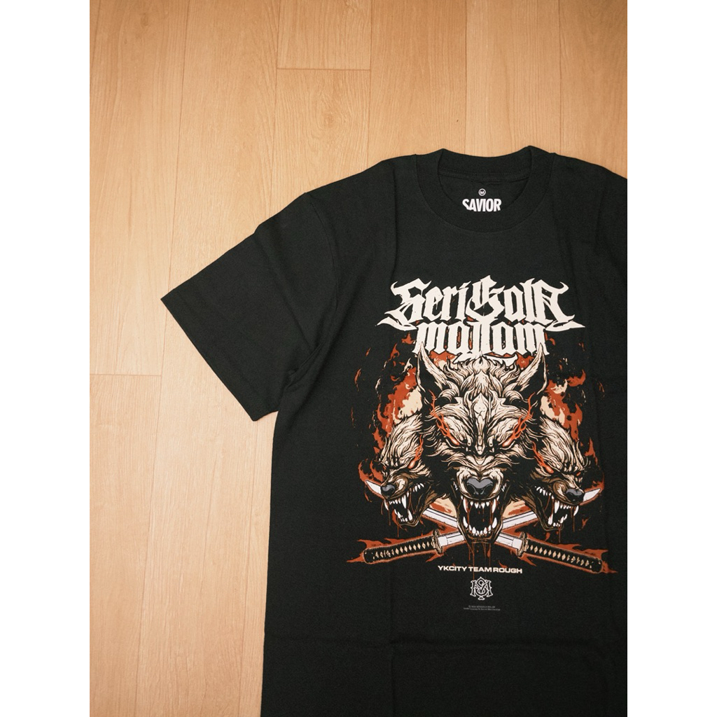 Kaos band original Serigala Malam - YK Team Rough