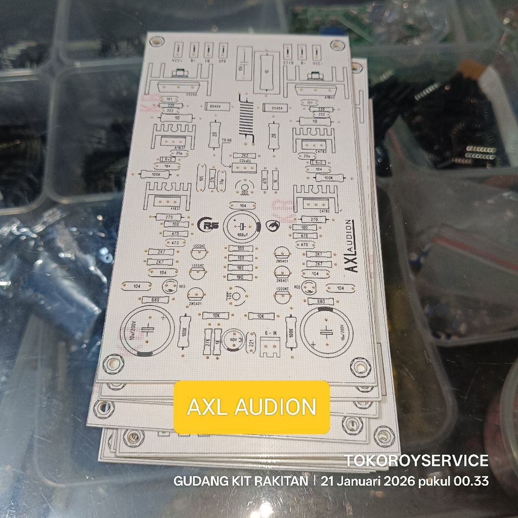 PCB kit driver power amplifier Axl audion