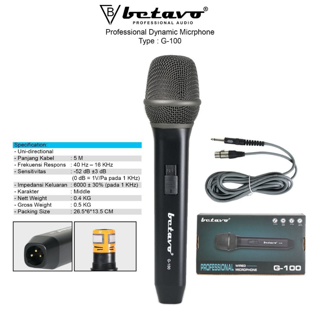 mic kabel betavo g 100 mikrofon kabel microphone karaoke mic karaoke