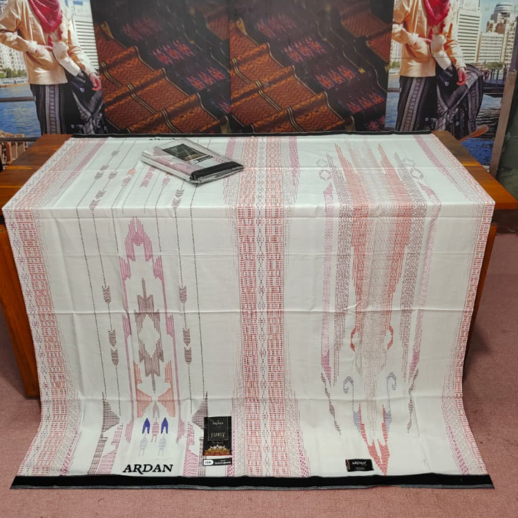 ARDAN Sarung Pria Dewasa Bahan Premium Motif Eksklusif Putih Kemasan Elegan sarung ardan brilliant p