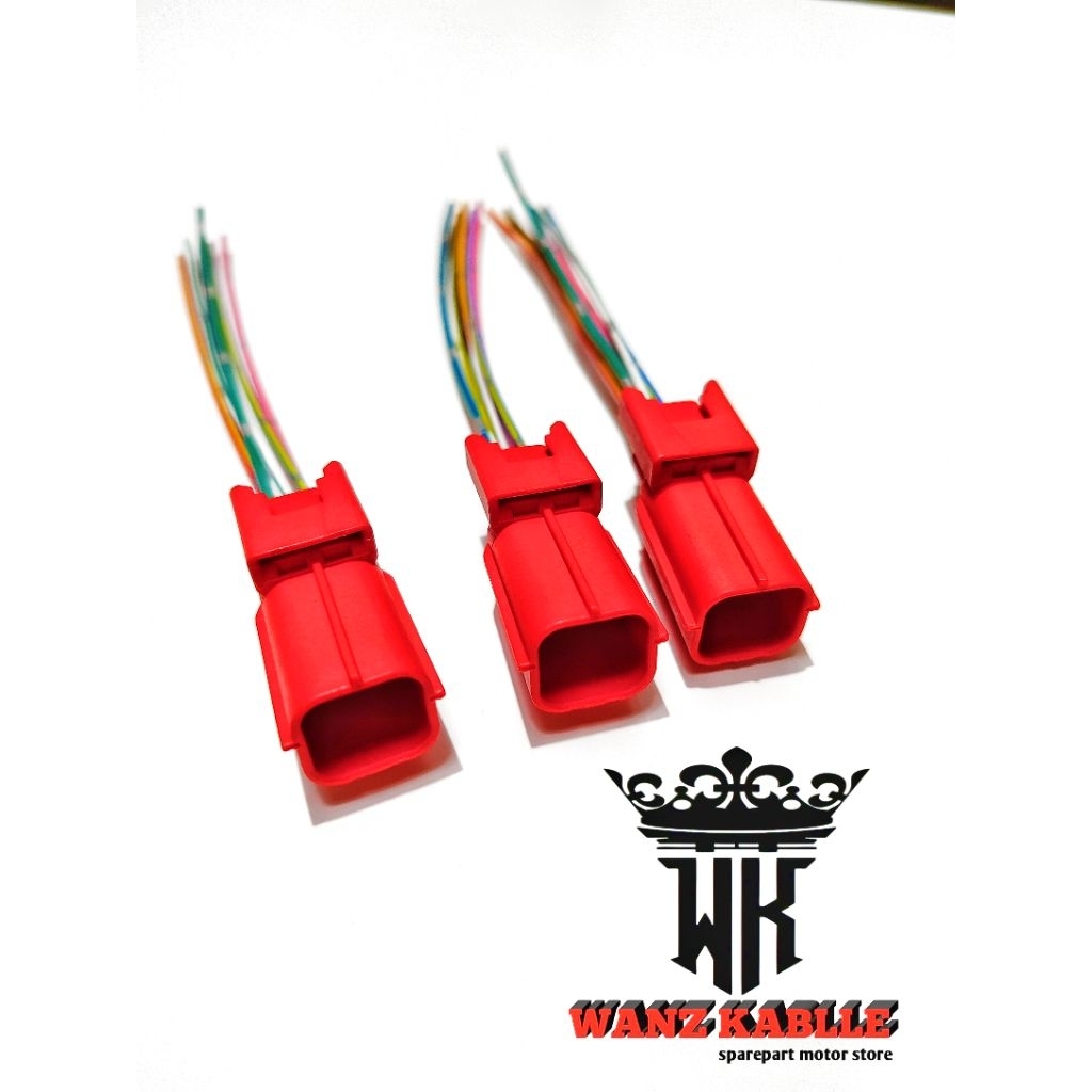 SOKET DLC 6 PIN MALE HONDA VARIO, PCX, ADV