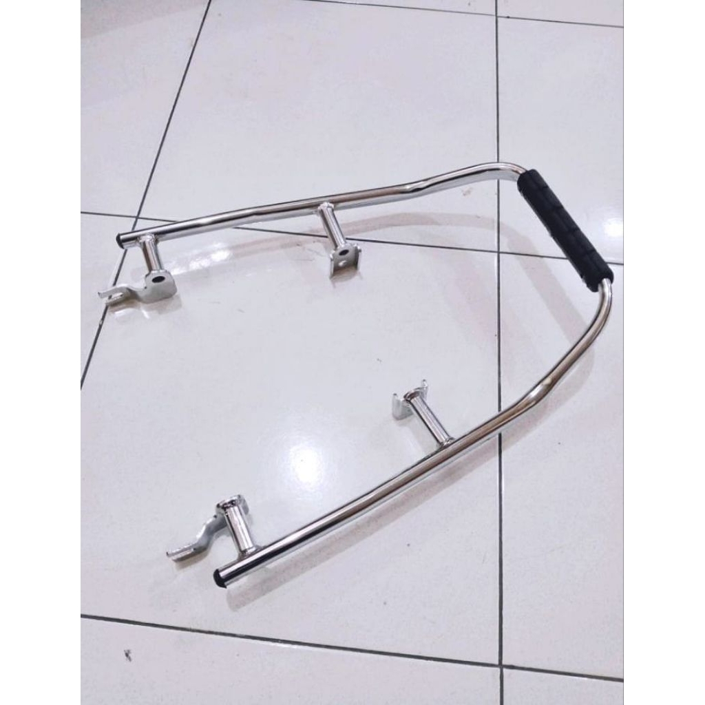 begel behel jok SUPRA 100 SUPRA X SUPRA FIT LAMA TEBAL CHROME KINCLONG GRADE A