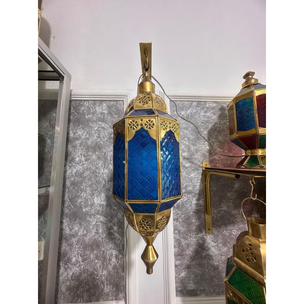 Lampu ramadhan warna full biru / lampu gantung / dekorasi ramadhan