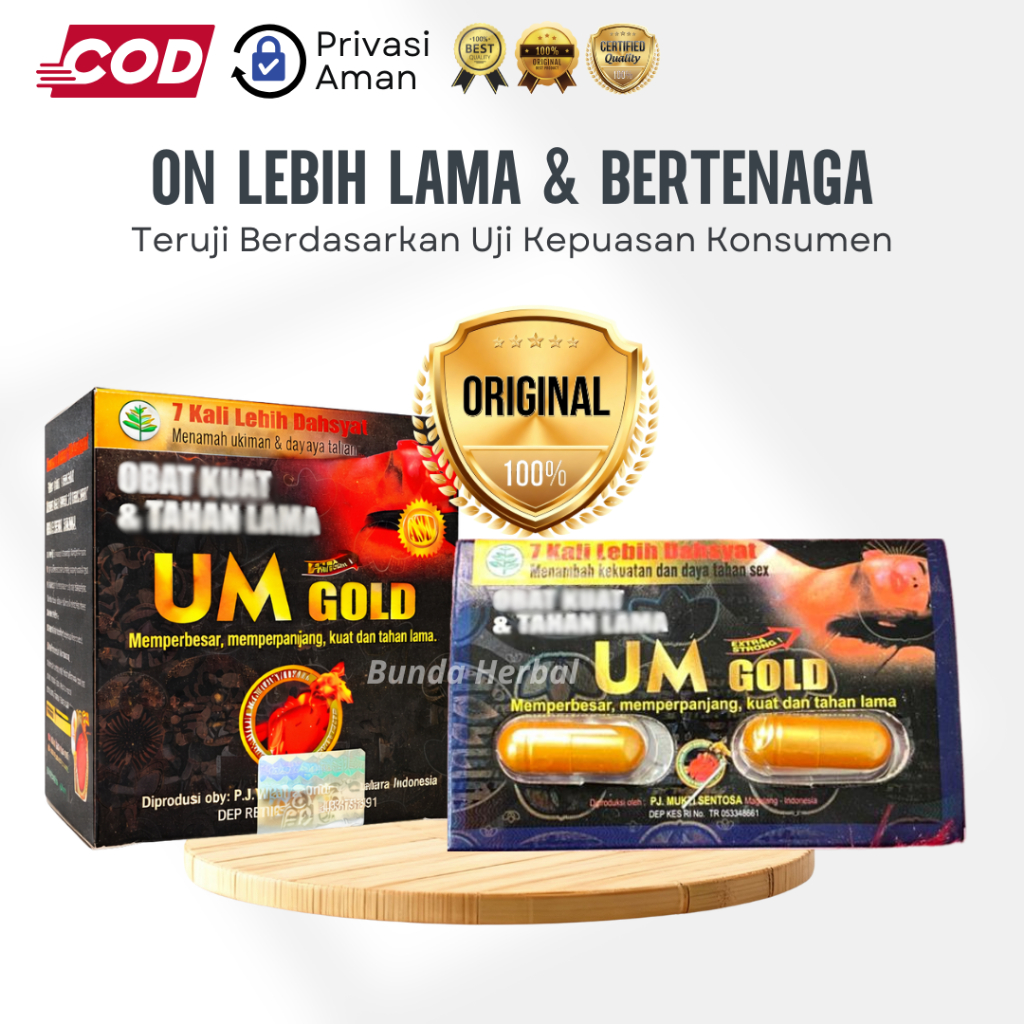 UM GOLD KAPSUL | Urat Madu 100% Original | UM Gold Blister | Urat Madu Gold Blister 100% Original