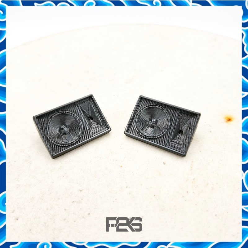 Miniatur Sound System Floor Monitor Hiasan Meja Properti fotograpi Dekorasi Rumah Aesthetic 1:17