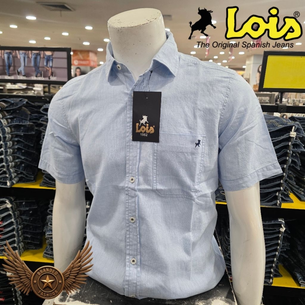 LOIS JEANS KEMEJA LENGAN PENDEK SLIMFIT KLSR566