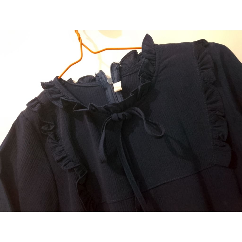preloved blouse navy