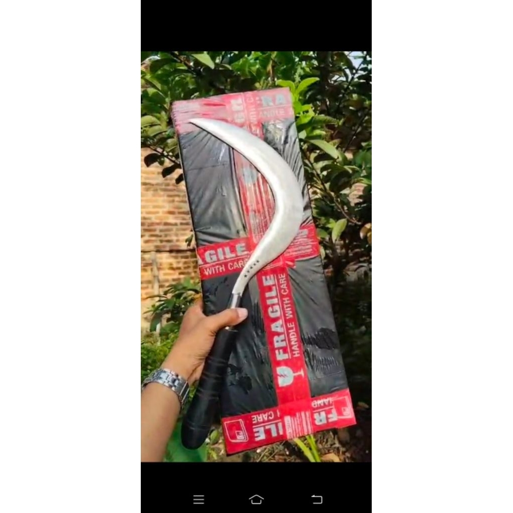 Sabit rumput bahan baja per, original cap bintang5 asli madura