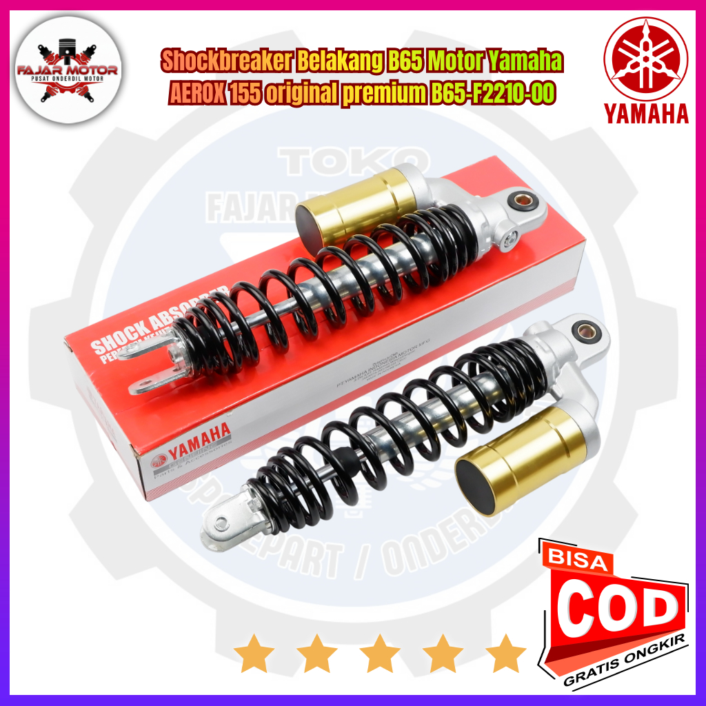 Shockbreaker Belakang B65 Motor Yamaha AEROX 155 - shok belakang aerox 155 B65-F2210-00