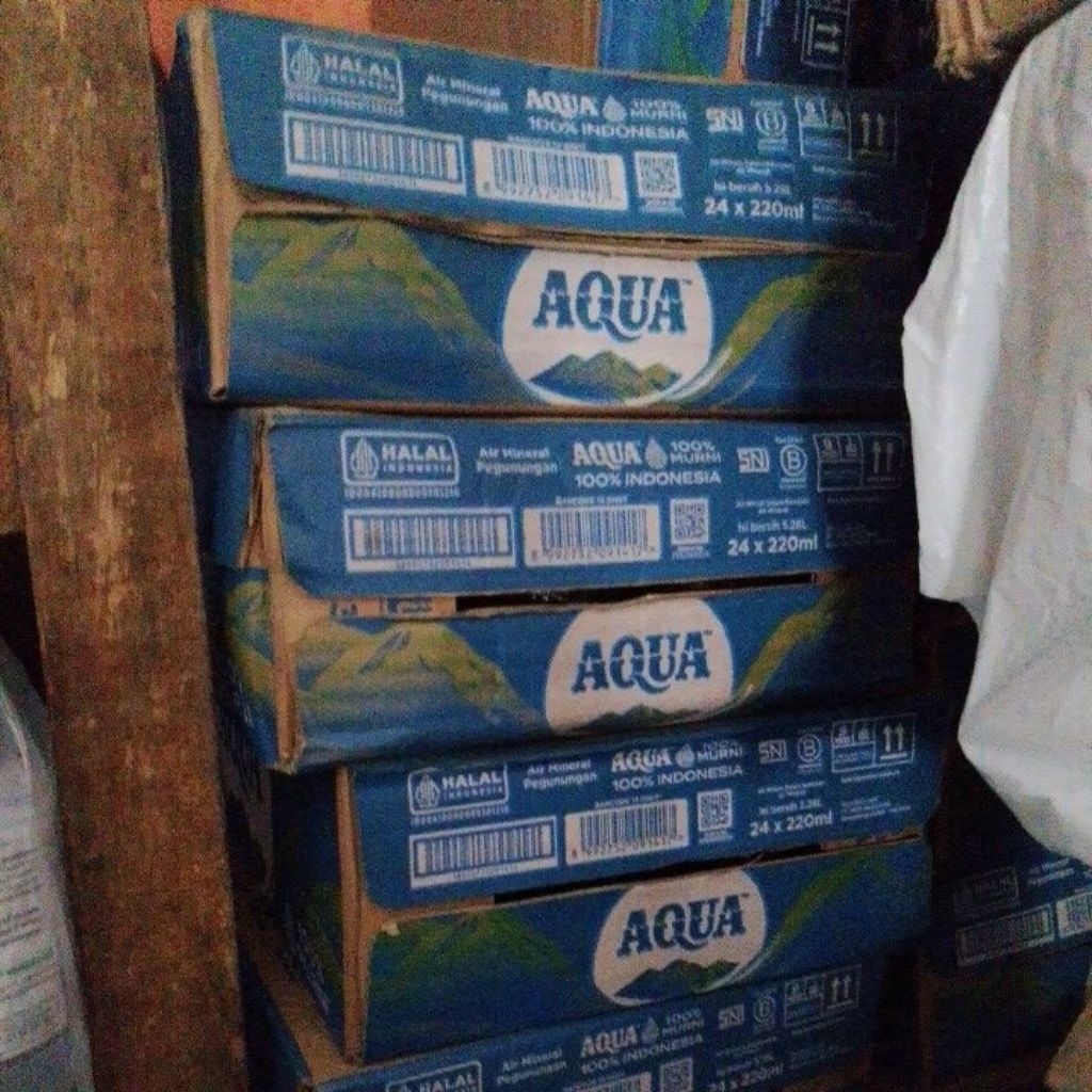 AQUA Air Mineral Pegunungan Kemasan Botol 220ml