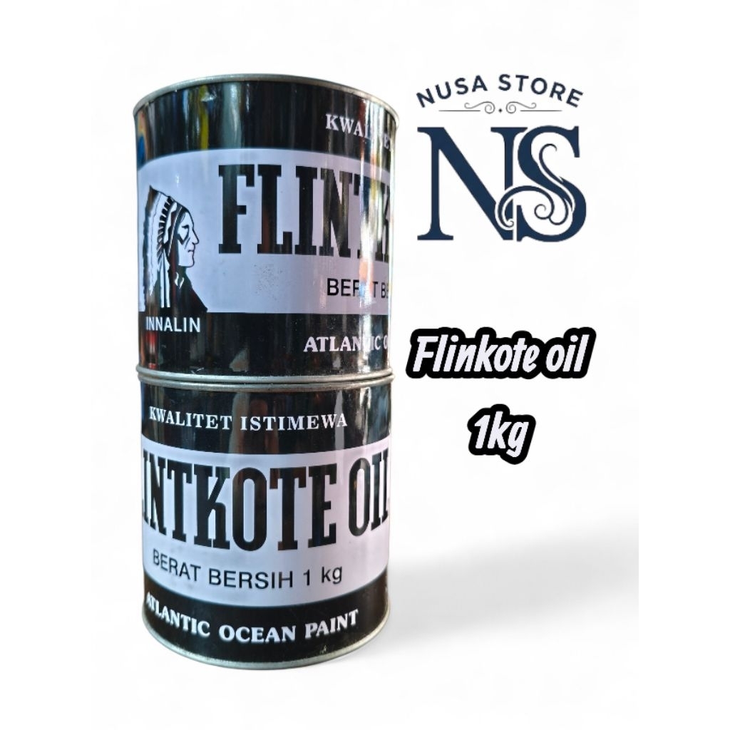 FLINKOTE OIL BERAT BERSIH 1KG / PLINGKUT ANTI KARAT DAN ANTI BOCOR / FLINKOTE INDIA CAP DAYAK INNALI