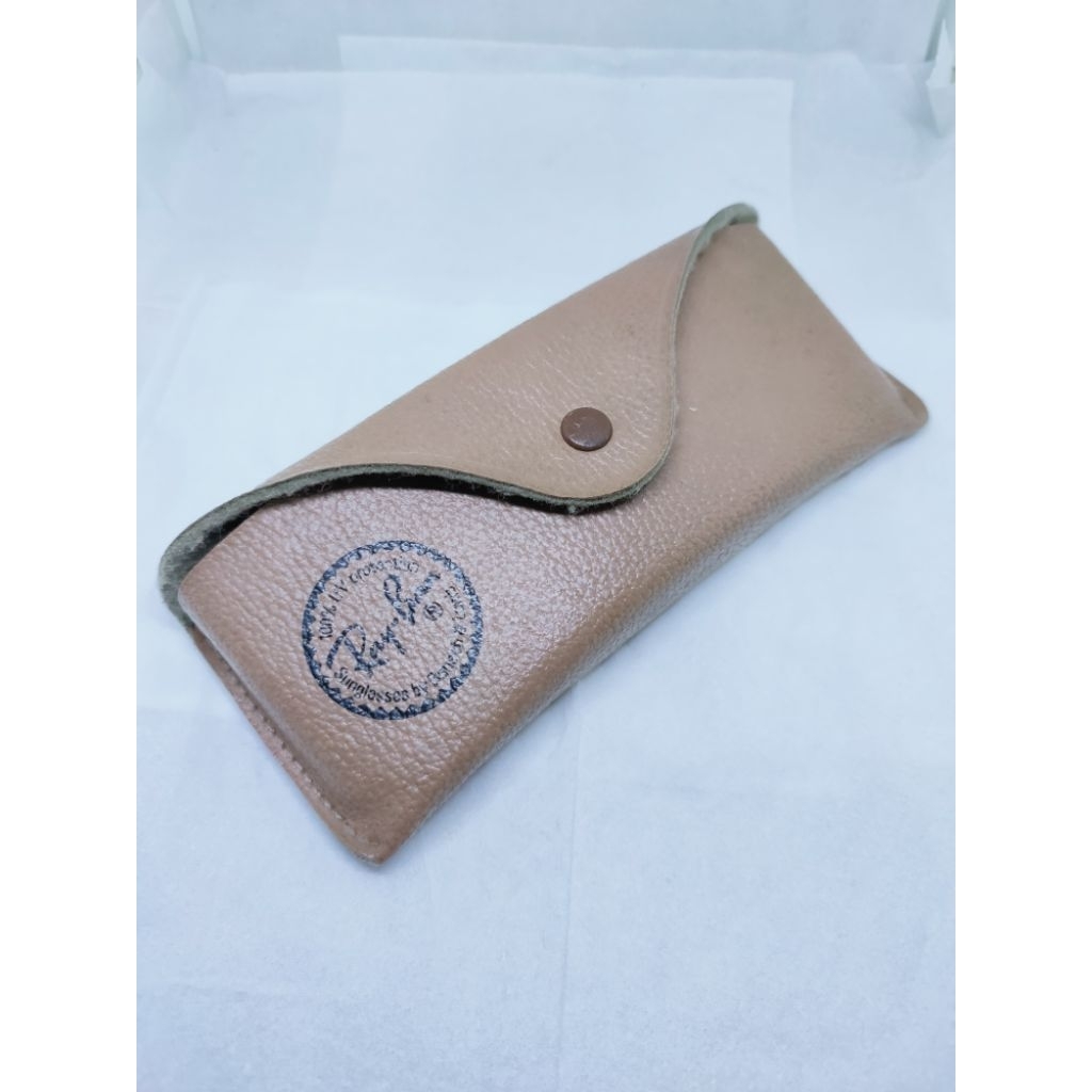 Case tempat kacamata vintage Ray-Ban BL Bausch&Lomb USA kotak bok box hardcase softcase leathercase 