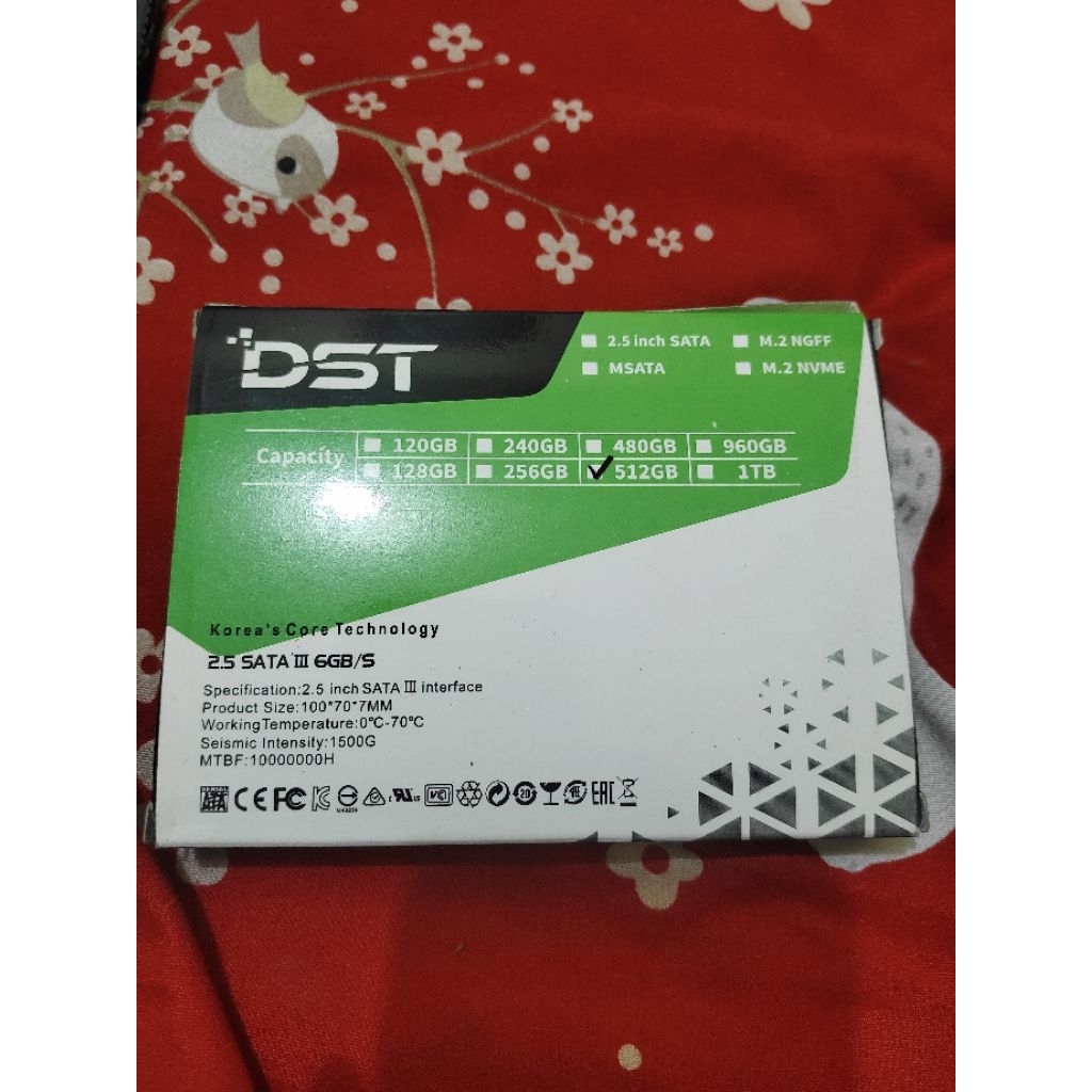 ssd sata DST 512gb