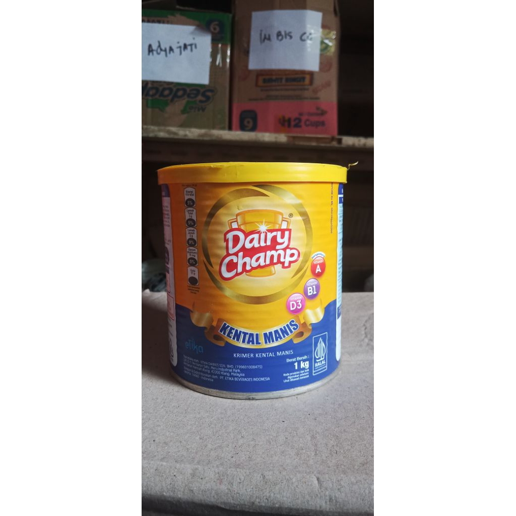 susuDairychamp1kg×24kaleng