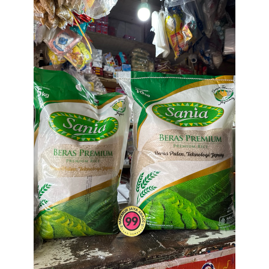 Beras Premium Sania 5 kg & 10kg
