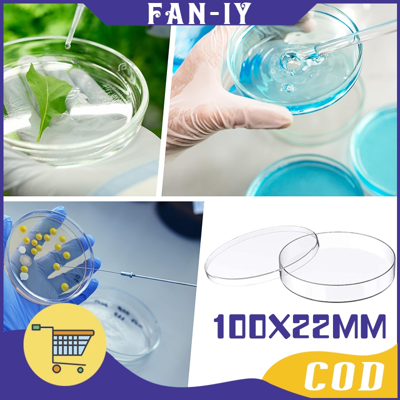 Petridish Kaca 100x22mm Petridish Mikroorganisme Cawan Kultur Sel