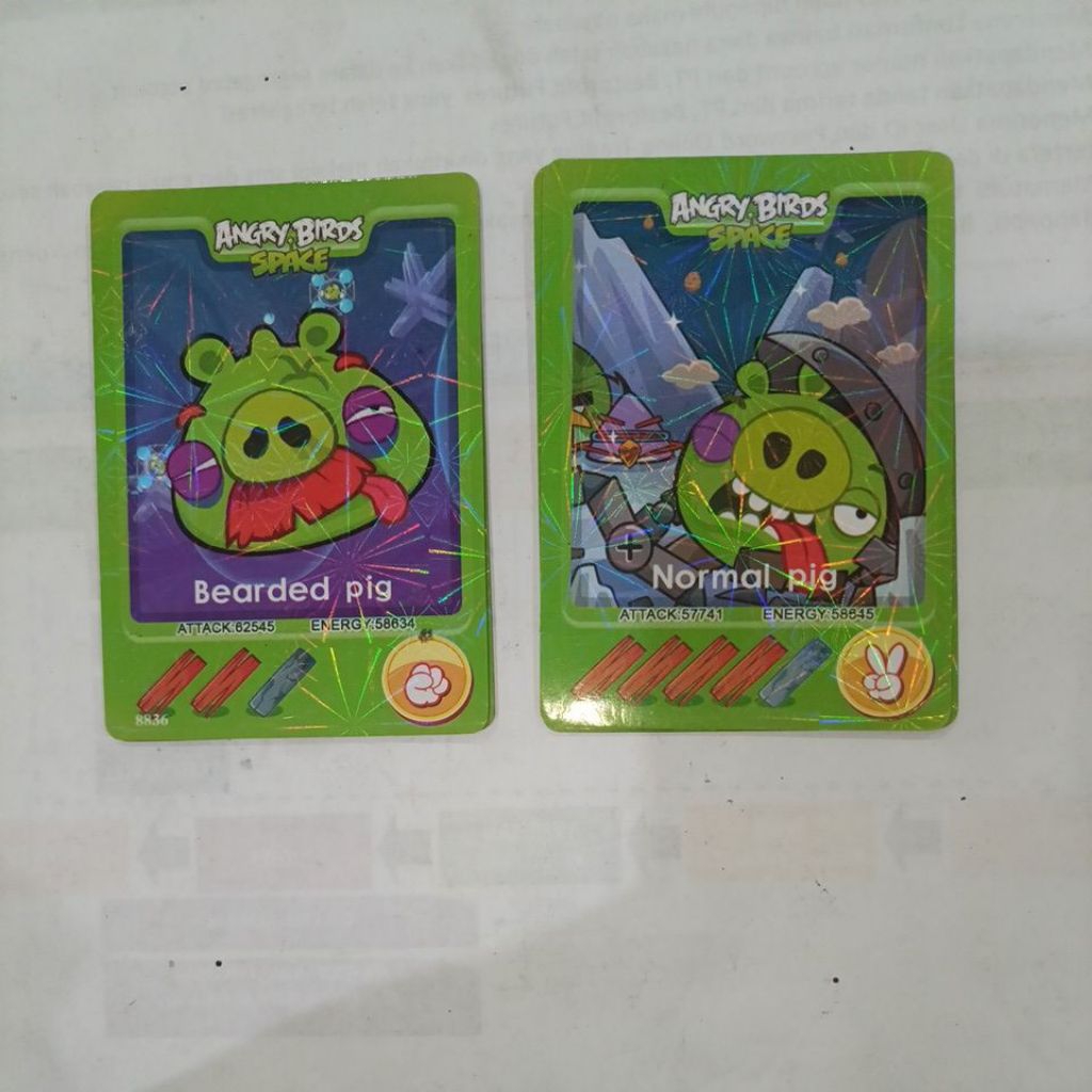 Angry Birds Space hologram "Trading Card Game"