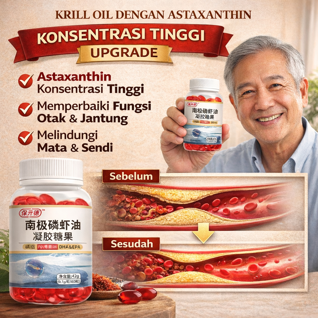 Minyak Ikan Astaxanthin Konsentrasi Tinggi/Vitamin Minyak Ikan Dewasa/Suplemen DHA Minyak Ikan/Minya