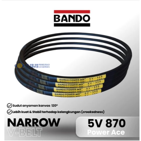 BANDO Vbelt 5V 870 - Power Ace