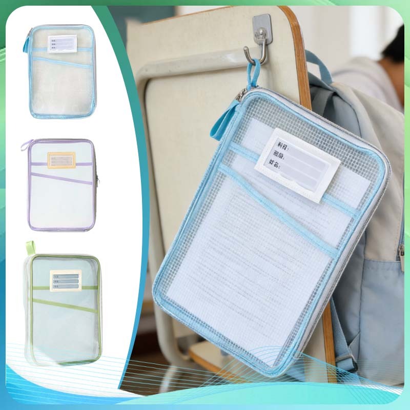 Map Zipper Jaring Map Plastik Resleting Map Plastik Bening Tas Map Dokumen Resleting