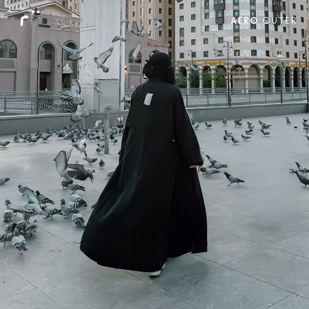 TA BY TRZ - AERO Long Outer Wanita Parasut Premium Korea Hoodie Zipper Full