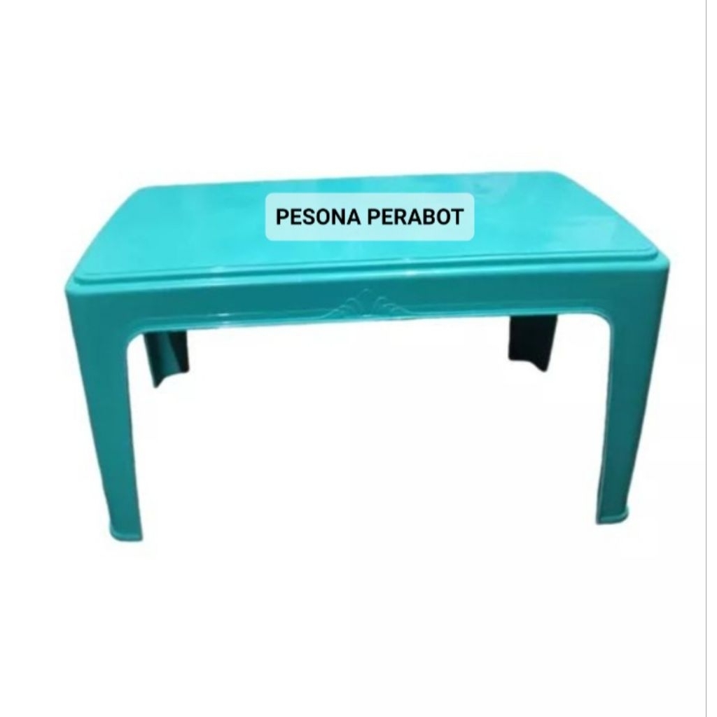 MEJA TERAS PLASTIK, MEJA CAFE PANJANG, KUAT DAN KOKOH