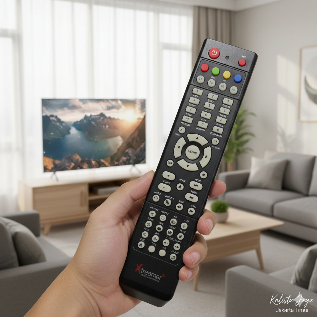 REMOTE REMOT RECEIVER PARABOLA XTREAMER PANJANG ORIGINAL