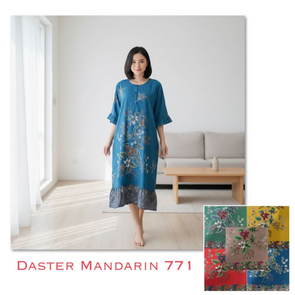 [COD] [GRATIS ONGKIR] DASTER SEKAR MEKAR 771 UK. L BAHAN RAYON PREMIUM BAGUS / DASTER ADEM MURAH HAR