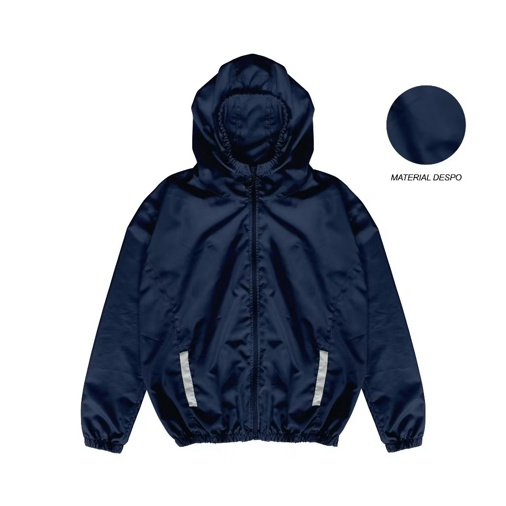 Jacket Running Pria Wanita Parasut Outdoor / Jacket olahraga