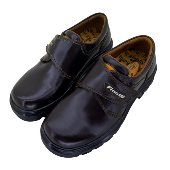 Sepatu boots pendek kulit asli Finotti 9801