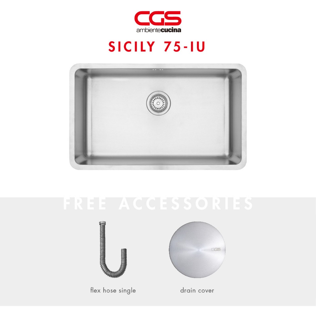 Bak Cuci Piring CGS Sicily 75 Stainless Steel Kitchen Sink