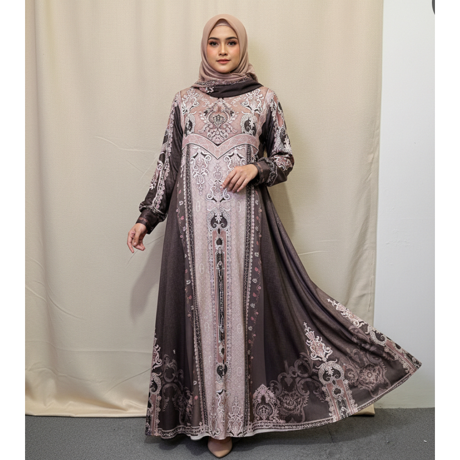 GALINA DRESS SILK SET HIJAB
