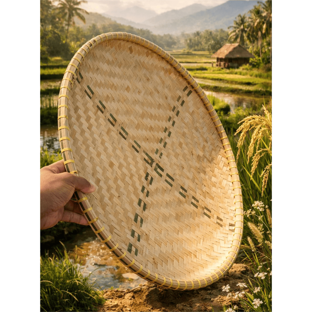 Tampah Bambu Nyiru Anyaman Tradisional Ukuran 60cm