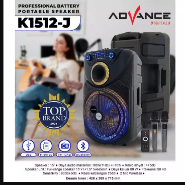 SPEAKER AKTIF ADVANCE K1512 - J